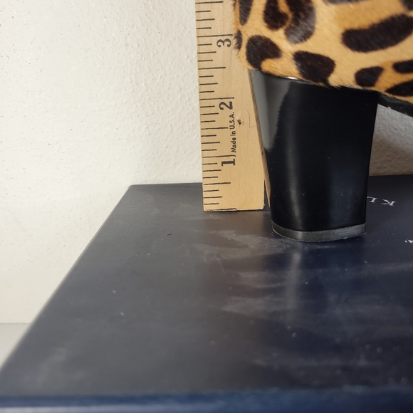 Womans Anne Klein iFlex Leopard Print Cow Fur 2.5Inch Pumps Size 7Med - Picture 11 of 16